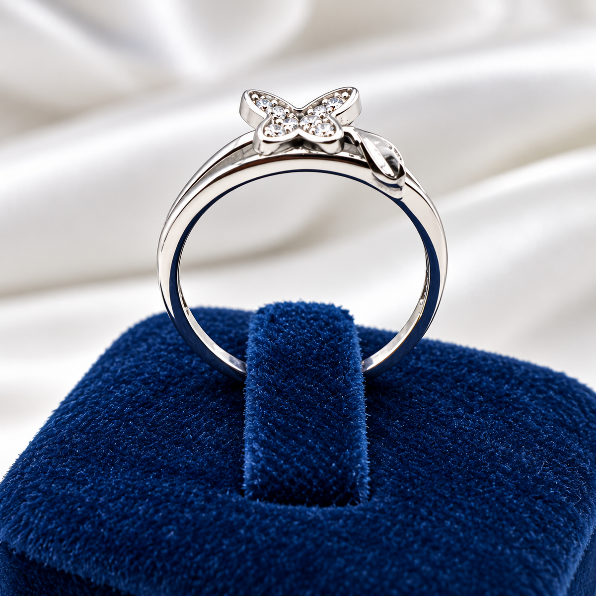 925 Sterling Silver Butterfly Ring for Women | Elegant Butterfly Ring for Ladies – Laxmi Jewellers