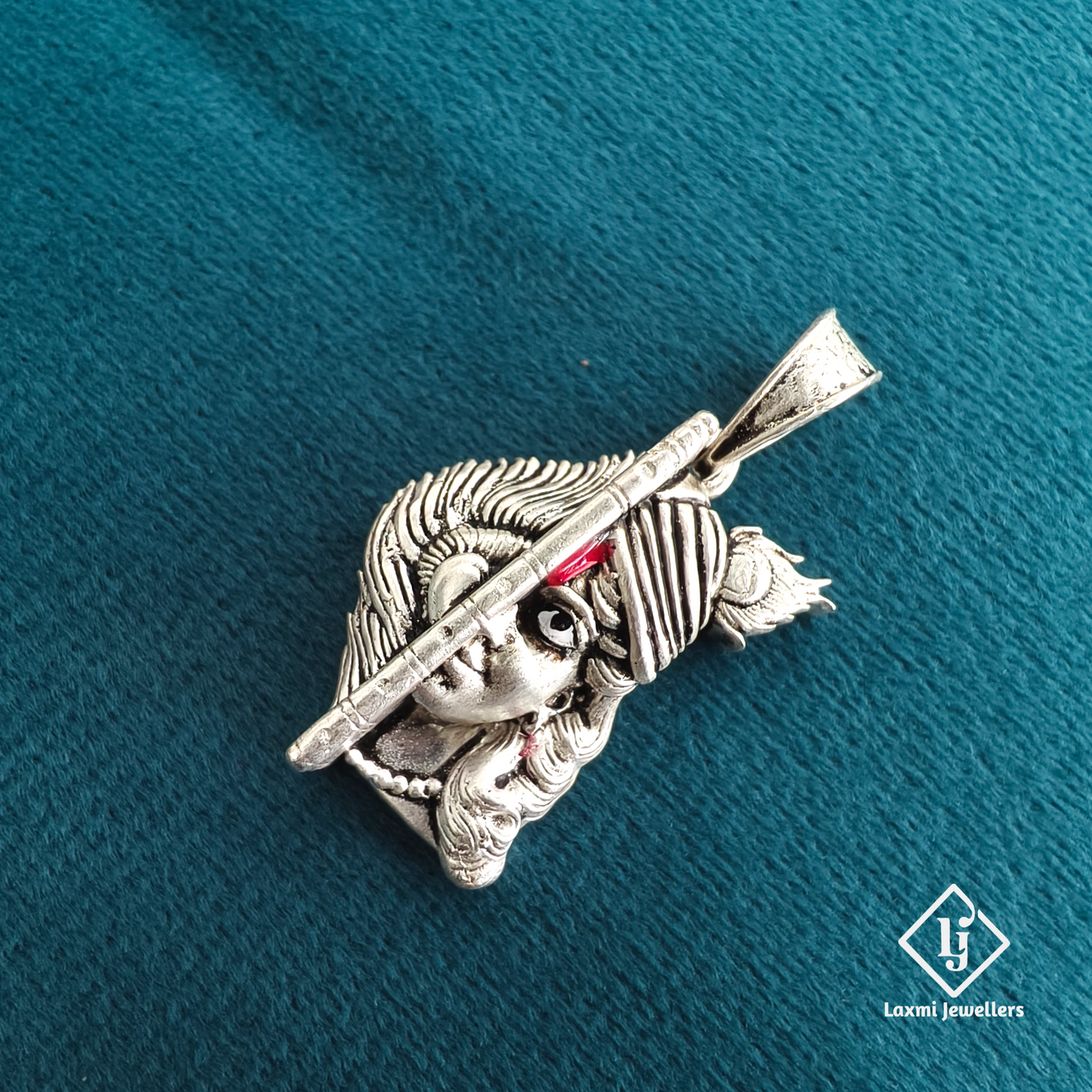 925 Silver Lord Krishna Pendant | Murli Krishna Silver Pendant for Men & Women