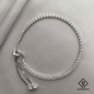 925 Sterling Silver Ladies Adjustable Tennis Bracelet