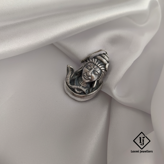 Oxidised 925 Sterling Silver Lord Shiva Pendant | Mahadev Pendant for Men & Women