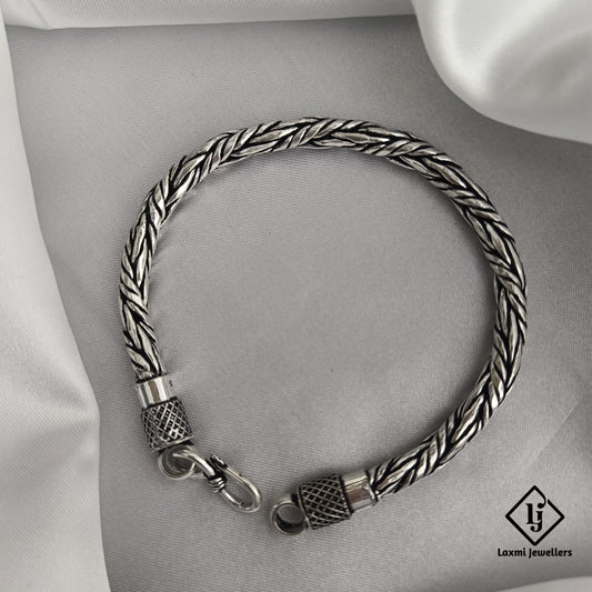 Men's Oxidised Bracelet