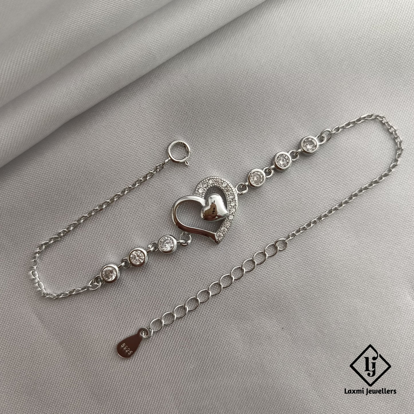 Ladies Heart Bracelet