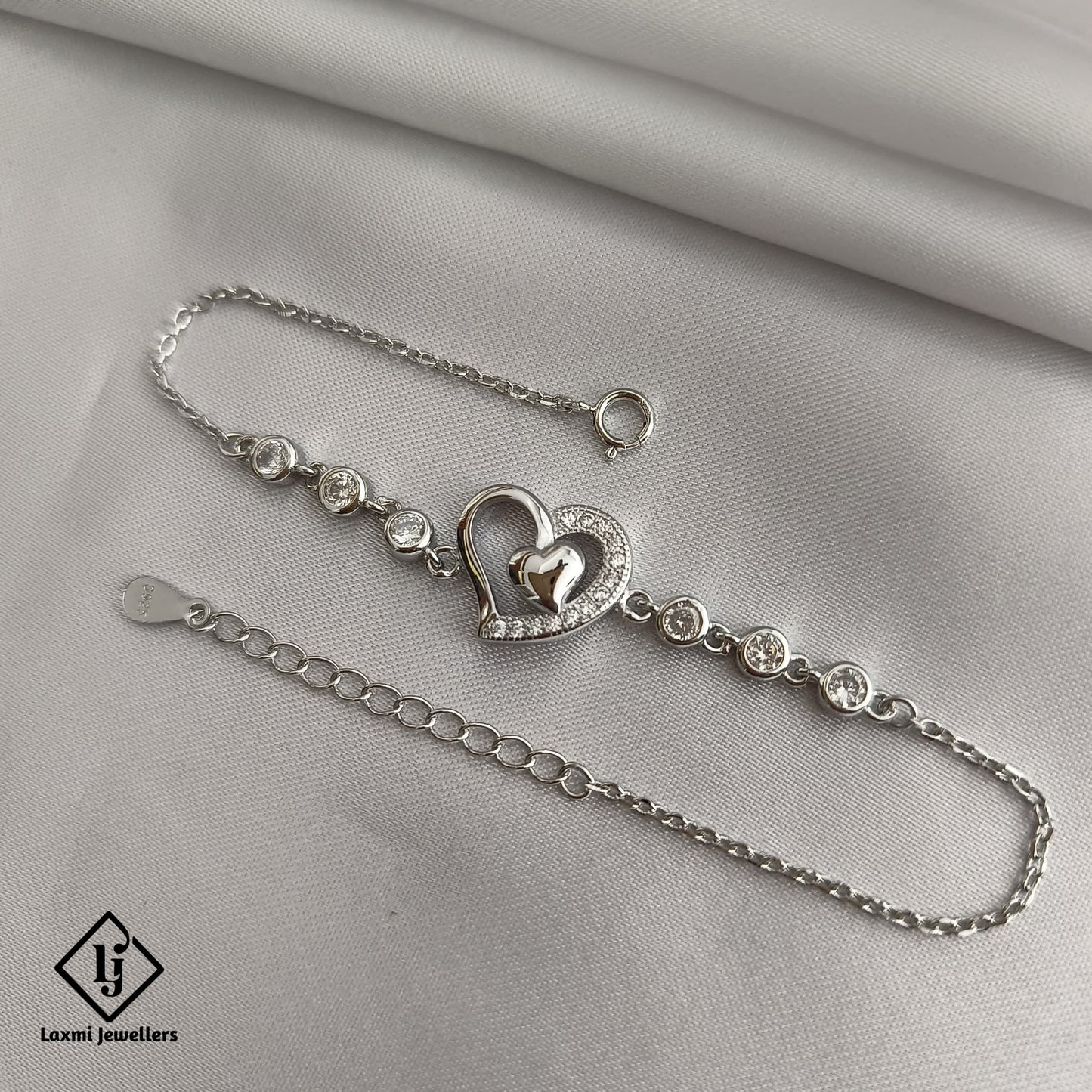 Ladies Heart Bracelet