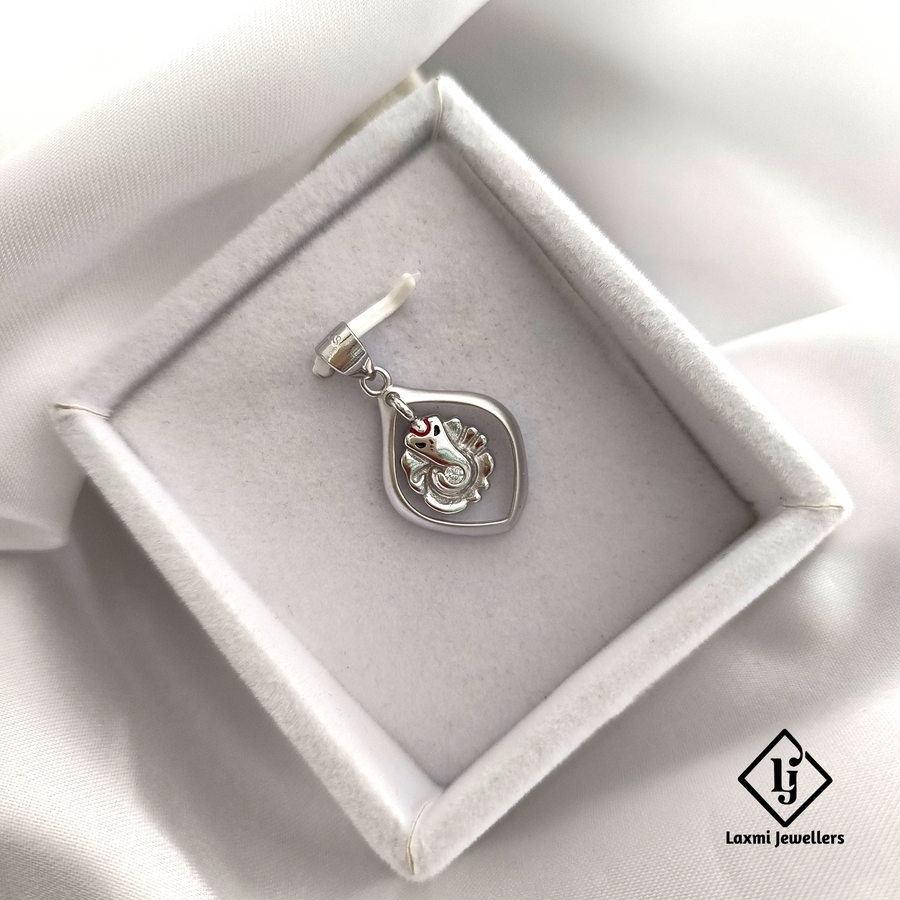 925 Sterling Silver Ganesha Pendant | Designer Ganpati Necklace for Men & Women