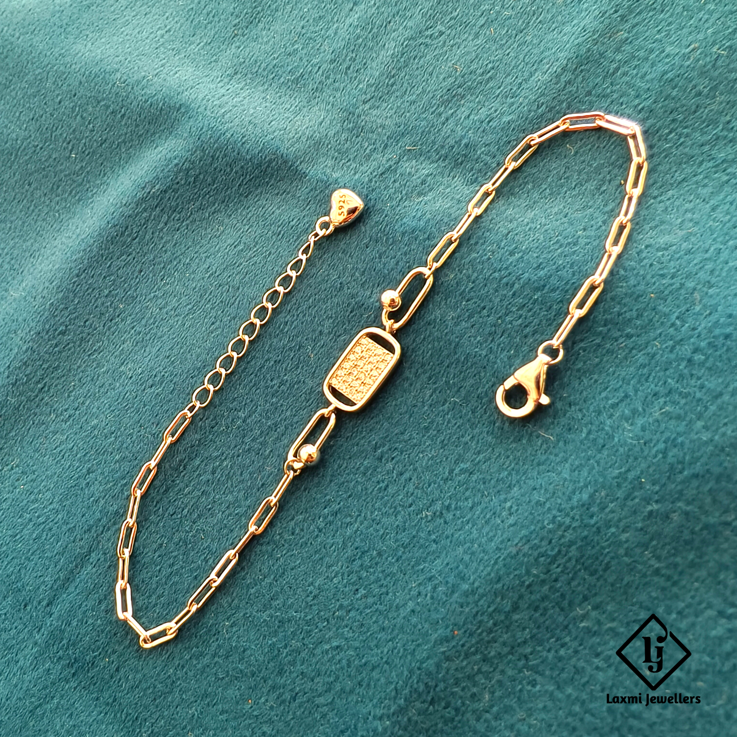925 Sterling Silver Gold Finish Bracelet for Women | Elegant Minimal Ladies Bracelet