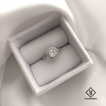 925 Silver Daily Wear Ring for Women – Elegant & Lightweight Floral Design