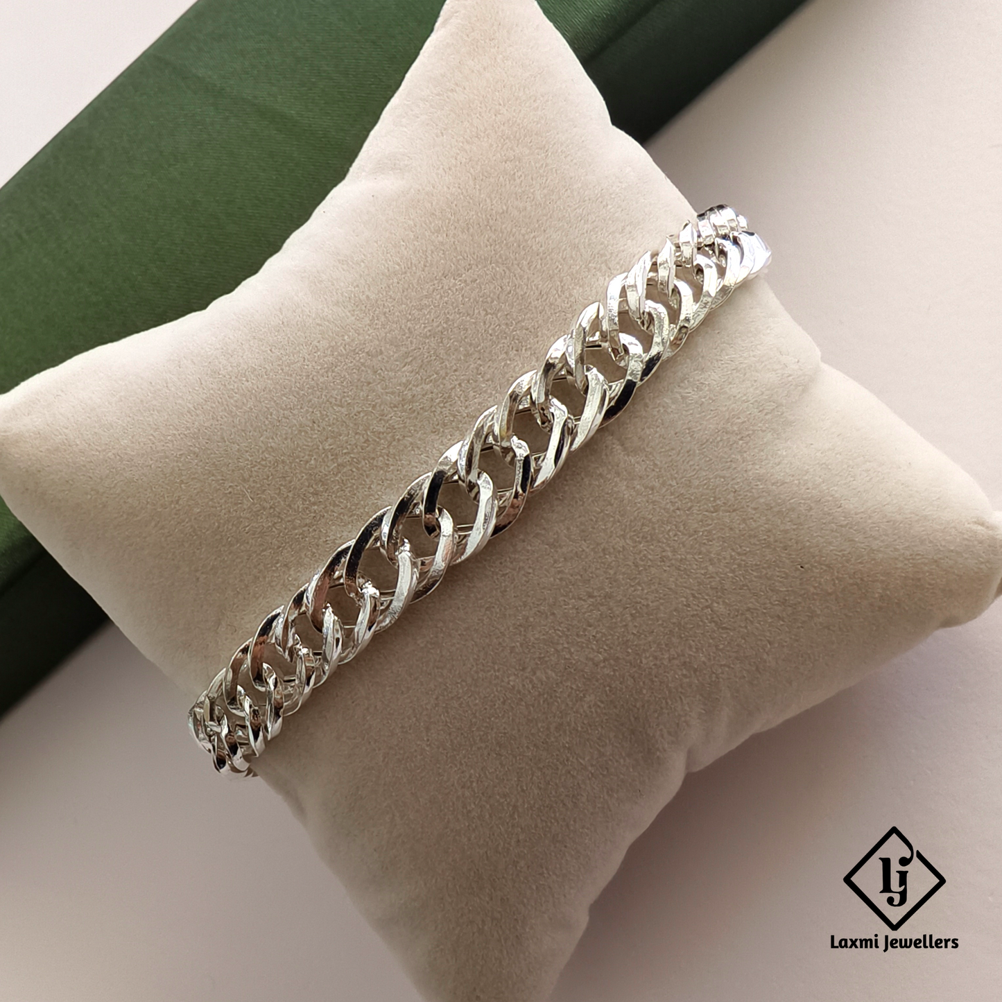 925 Sterling Silver Cuban Link Bracelet for Men | Heavy Chain Stylish Gents Bracelet