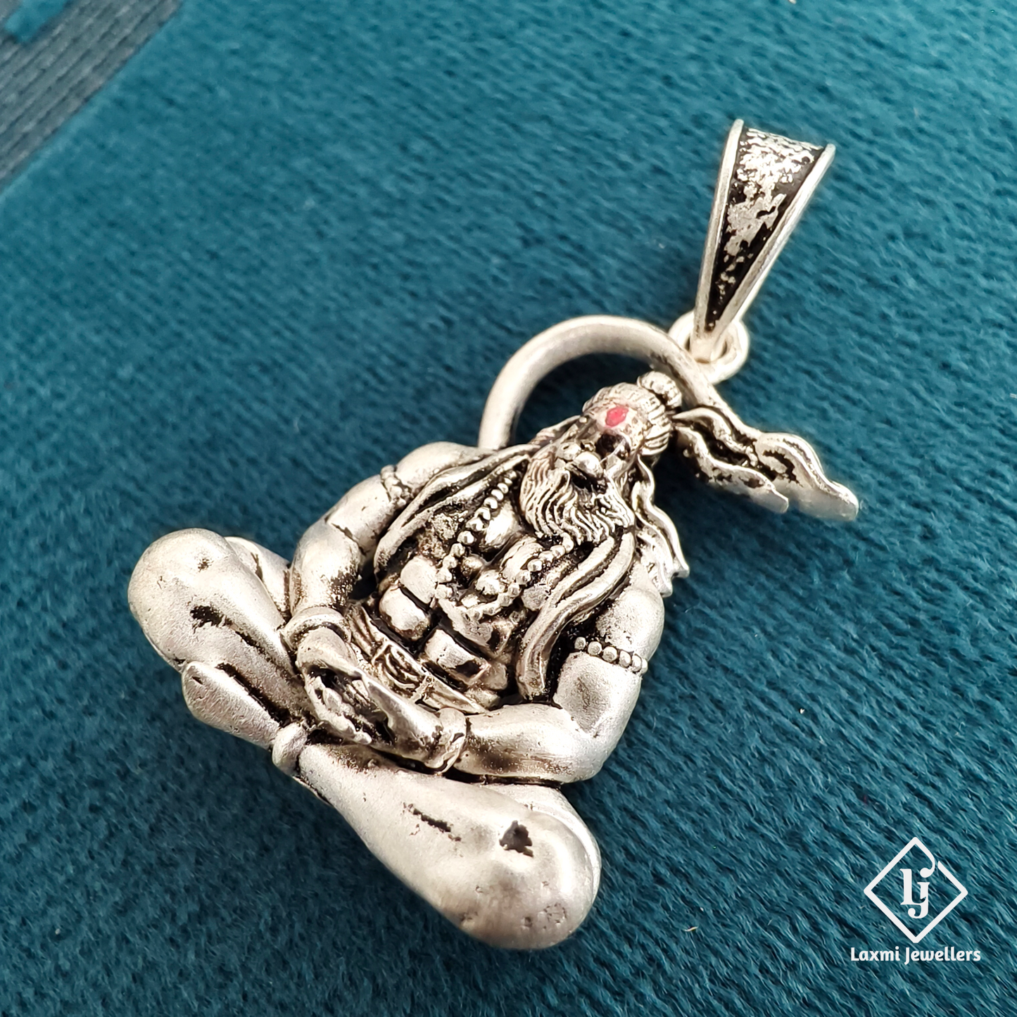 925 Sterling Silver Lord Hanuman Pendant | Bajrangbali Silver Jewellery