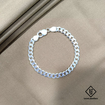 925 Sterling Silver Curb Chain Bracelet for Men – Classic & Durable