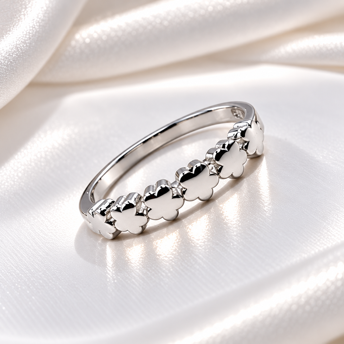 925 Sterling Silver Floral Ring for Women | Elegant Flower Design Ladies Ring – Laxmi Jewellers