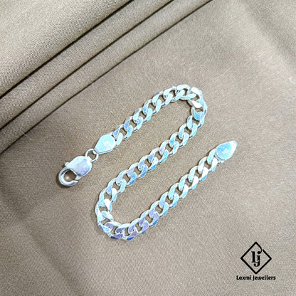 925 Sterling Silver Curb Chain Bracelet for Men – Classic & Durable