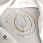 925 Silver & Gold-Plated Dual Tone Anklet Set for Women – Elegant Daily Wear Payal