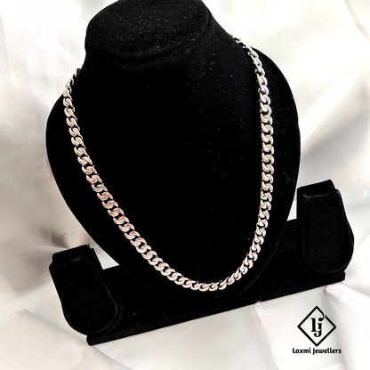 925 Sterling Silver Cuban Chain for Men – Heavy & Stylish Necklace