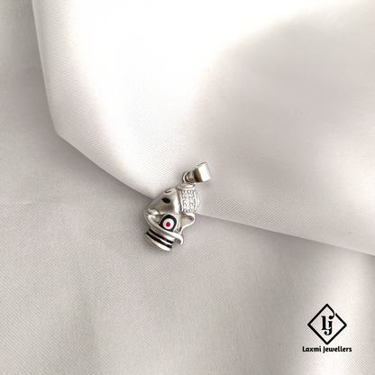 925 Sterling Silver Ganesh Head Pendant for Men & Women – Spiritual Designer Jewellery