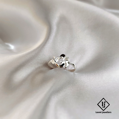 Om Symbol Sterling Silver Ring – Sacred Spiritual Jewelry for Inner Peace