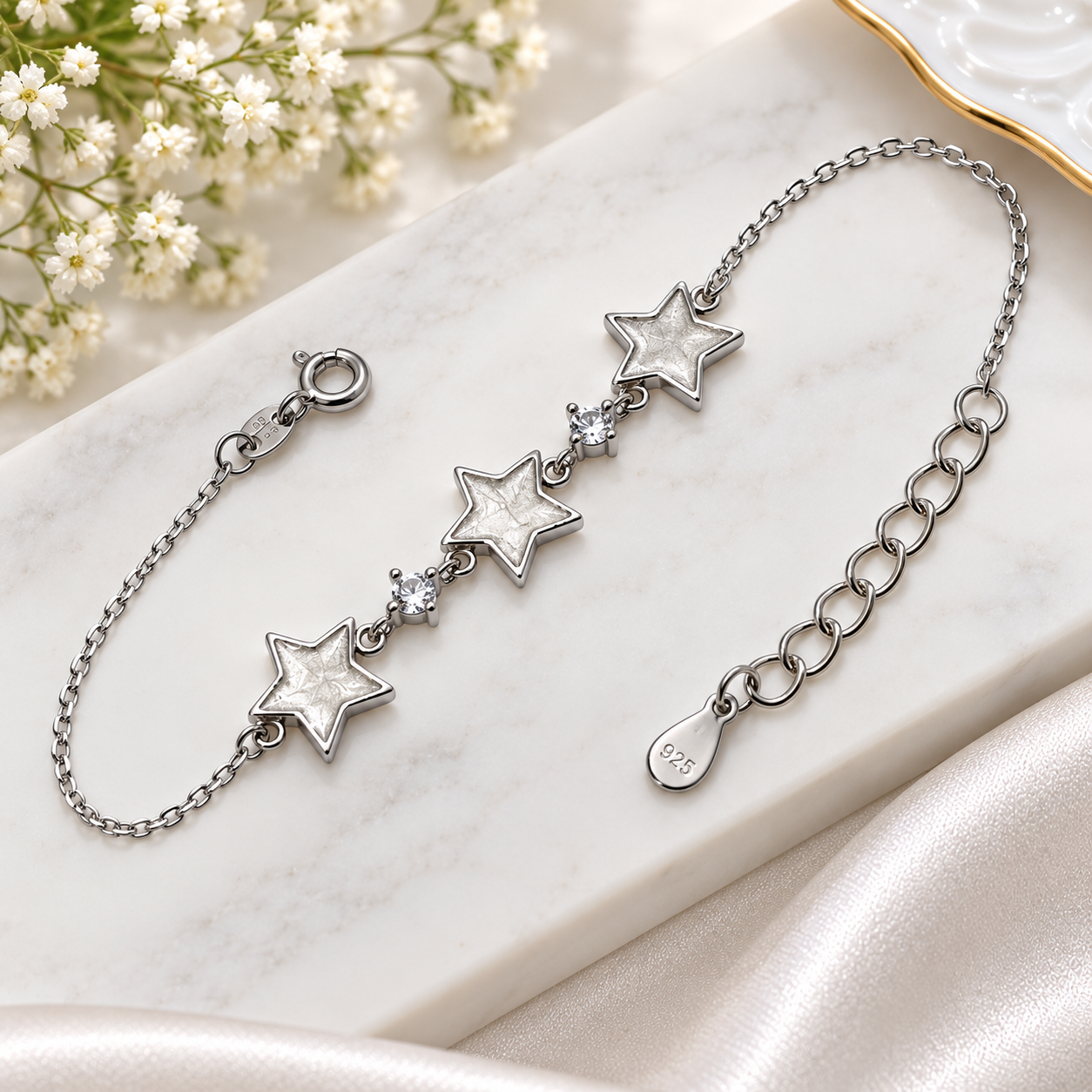 925 Silver Star Bracelet for Women | Stylish Ladies Sterling Silver Bracelet