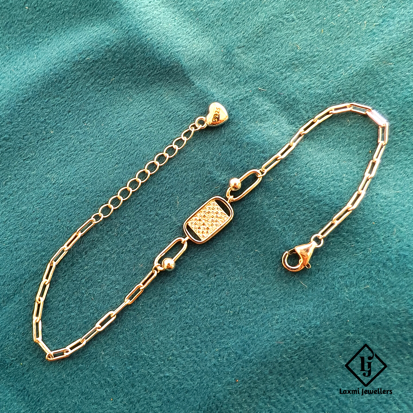 925 Sterling Silver Gold Finish Bracelet for Women | Elegant Minimal Ladies Bracelet