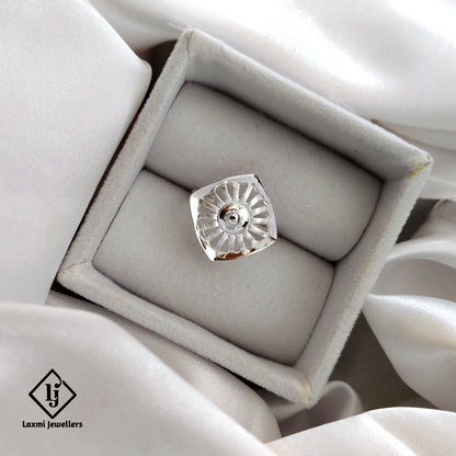 Sterling Silver Textured Dome Ring – Elegant Statement Jewelry for Men and Women