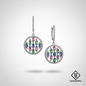 925 Sterling Silver Bali Style Multicolour Stone Earrings | Designer Silver Earrings for Women