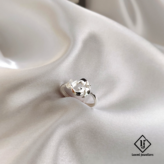 Om Symbol Sterling Silver Ring – Sacred Spiritual Jewelry for Inner Peace
