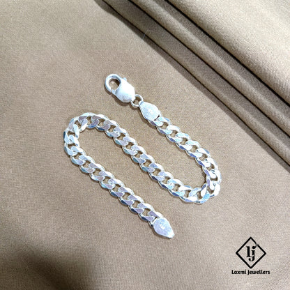 925 Sterling Silver Curb Chain Bracelet for Men – Classic & Durable