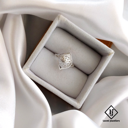 Sterling Silver Textured Designer Ring – Elegant Statement Jewelry for Men and Women