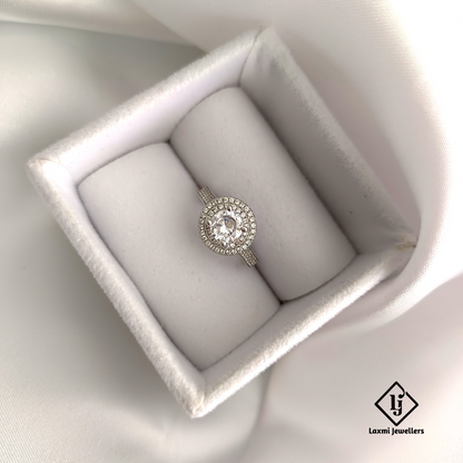 925 Silver Daily Wear Ring for Women – Elegant & Lightweight Floral Design