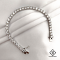 Exquisite Silver Tennis Bracelet with Sparkling CZ Stones – Laxmi Jewellers
